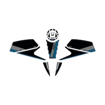 GP Kompozit CF Moto 450 NK 2024 Uyumlu Tank Pad Mavi