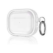 Movenchy Apple   Uyumlu  Airpods Pro 2 2.nesil Shiny Şeffaf Kılıf - Beyaz