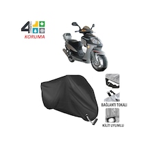 Yuki Lb150T-9 Motosiklet Brandası ( Kilit Uyumlu - Siyah