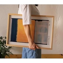 Fark Tanıtım Rothko Çerçevesiz Poster, Modern Dekoratif Çerçevesiz Poster, Tablo, Rothko-4, 21 X 30 7/8 Yaş