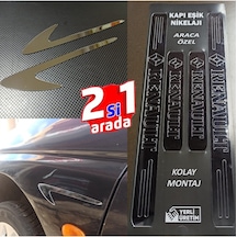 Renault 11 Kapı Eşiği Set + Çamurluk Vent Krom Görsel