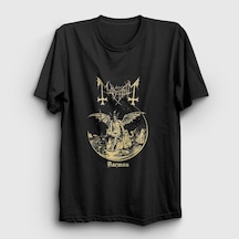 Presmono Unisex Daemon Mayhem T-shirt Siyah