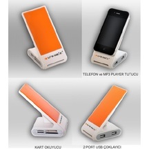 Adıstortıon 4 In 1 Kart Okuyucu Ve Telefon Tutucu