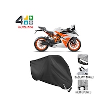 Ktm 200 Rc Motosiklet Brandası ( Kilit Uyumlu - Siyah