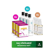 Quality Life Saç Dökülmesine Karşı Şampuan 3 x 300 ML + Saç Vitamini 3 x 60 Tablet + Serum 3 x 50 ML