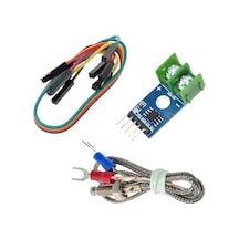 MAX6675 Modül + K Tip Termokupl - Sıcaklık Isı Sensörü -20C +85C