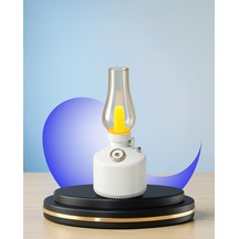 Retro Gaz Lambası Hava Nemlendirici, 280 Ml Tanklı, Usb Şarjlı