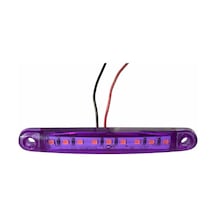 12v-24v Parmak Lamba 9-ledli Mor 100 15 Mm