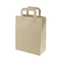 Gizpak Mini Boy Kraft Kağıt Çanta 20x24x10cm 50 Adet