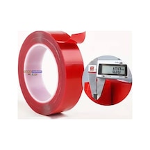 Silikon Çift Taraflı Montaj Bantı Şeffaf Tape 19mm X 5mt Bant Marketim