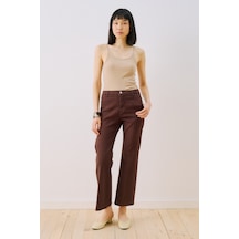 Manuka Orta Bel Flare Paça Jean Kahverengi Ss26pnt00014-122