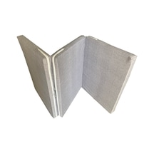 Viphomeconcept Katlanır Yer Yatağı Sünger Yatak  Gri Kırçıllı 80X180 Cm-7 Cm