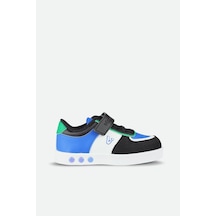 Vicco Sam Işıklı Erkek Bebek Siyah/saks Mavi Sneaker