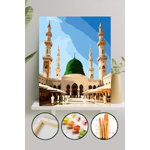 Sayılarla Boyama Tuval Seti 40x50 Cm - Mescid-i Nebevi