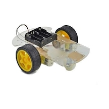 2wd Şeffaf Şase Tekerlekli Araba Kiti Açık Bej
