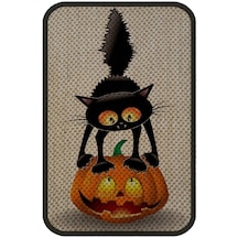 Glipet Desenli Kedi Tırmalama Paspası Pumpkin 58 x 37 CM