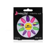 Nascita Stiletto Takma Tırnak Neon Desing