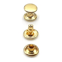 5 Mm 00 No Altın Renkli Perçin Rivet 30 Adet