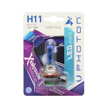 Ampul H11 12v 55w Xen Vision Tekli Blister Beyaz Işık 6000k Pht Ph5511 Dv B1