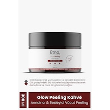 Etna Pharma Kahve Özlü Gözenek Sıkılaştırıcı, Cilt Yenileyici Ve Arındırıcı Yüz Ve Vücut Glow Peeling 300 Ml