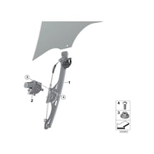 Bmw 2 Serisi 2010-2018 Cam Krikosu Ön Sol Oem No:51332579945