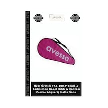 Özel Üretim Trb-100-p Tenis & Badminton Raket Kılıfı & Çantası Pembe Alışveriş Hafta Sonu