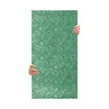 Tink 3d Kendinden Yapışkanlı Duvar Kağıdı Yeni Nesil Akustik Keçe Panel Modern Desen 52x98 Cm Yeşil, 10 Adet 5 M²