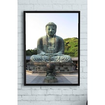 Pster11463 Büyük Kamakura Çerçeveli Tablo 50x70cm 7/8 Yaş