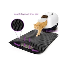 Maxaccess Pembe 45x60 Cm Su Geçirmez Çift Katmanlı Kedi Kumu Pedi İle Evinizi Temiz Tutun