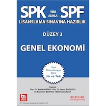 Spk Spl Genel Ekonomi Konu Adalet Hazar . Şenol Babuşcu