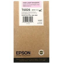 Tonersepeti Epson T6026 C13t602600 Açık Kırmızı Kartuş