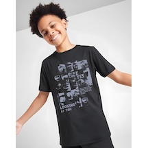 Uyguntarz Çocuk I'm Looking At You Baskılı Pamuklu Tshirt Siyah