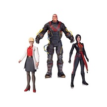 Batman Arkham City: 3 Pack Villain Figure Set Dr.harleen Quinzel & Electrocutioner& Lady Shiva
