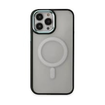 Newface Apple İphone 15 Pro Max Kılıf Room Magneticsafe Silikon - Köknar Yeşili