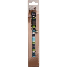 Muratech Eastland Klipsli Örgü Baskılı Kedi Tasması 22-30cm