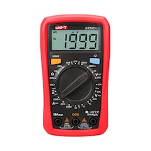 Unı-t Ut33c+, Otomatik Ölçek Seçimi, Voltmetre, Ampermetre, Ac/dc Voltaj Ve Akım Ölçer, Direnç, Kapasitans, Sıcaklık İle Taşınabilir Dijital Multimetre