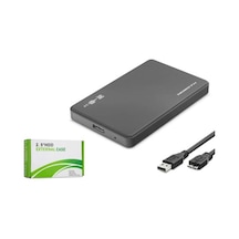 Hadron Hdx1752s 2.5 İnç Sata Hdd-ssd Harici Disk Kutusu Usb 3.0 Micro-b - Siyah
