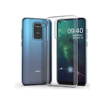 Xiaomi Redmi Note 9 Kılıf Zore Şeffaf Ince Ve Esnek Süper Silikon Renksiz