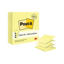 Notes, Value Pack, "100 Sht/pd, 3" X3, 24/pk, Yellow, Sold As 1 Paket