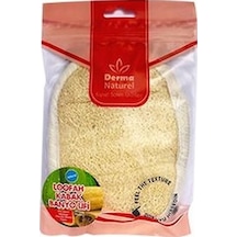 Derma Naturel MS11 Loofah Kabak Havlu Banyo Eldiveni Krem