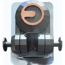 Metal Mobilya Ayağı Siyah Çap 42mm - 5cm 4 Adet 6395751