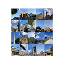 Türkiye'den Camiler, Architecture Poster Seti-20 Adet A5