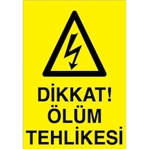 10x15 TEHLİKE ETİKETİ (100 ADET)
