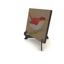 Kuş Baskılı Mdf Masaüstlük 10x10