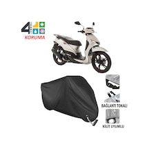 Peugeot Tweet 125 Motosiklet Brandası ( Kilit Uyumlu - Siyah
