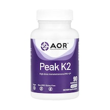 Advanced Orthomolecular Research Aor, Peak K2, 15 Mg, 90 Capsules