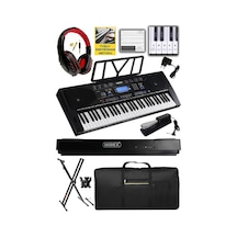 Midex Ps-4500ksp Tuş Hassasiyetli 61 Tuşlu Org Sustain Pedallı Usb Mp3 Pedal Stand Kulaklık Çanta Notalık Metod