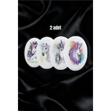 Unicorn Desenli Oval Silgi 2 Adet