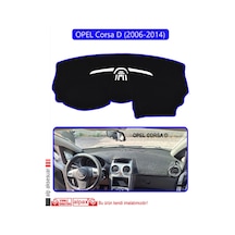 Opel Corsa D 2006-2014 Torpido Koruma Halısı Mavi Kenar