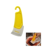 Yağ - Leke Kazıyıcı Mini Silikon Spatula Plastik Saplı - Askılıklı 4172 Çok Renkli